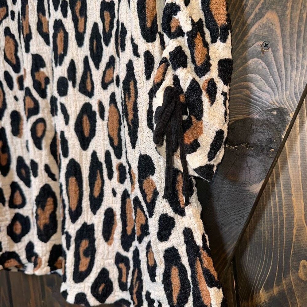 Chico's Animal Print Leopard Sweater - Picture 3 of 5